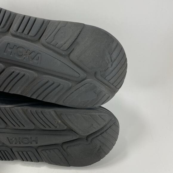 Hoka One One Ora Recovery Slides Black Comfort Sandals Mens Size 8, Womens 10 main image 8